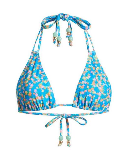 Kulani Kinis Blue Halter Bikini Top