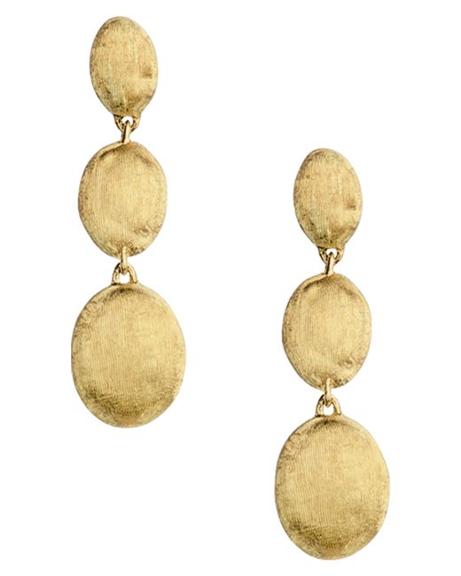 Marco Bicego Metallic 18k Yellow Gold Siviglia Drop Earrings