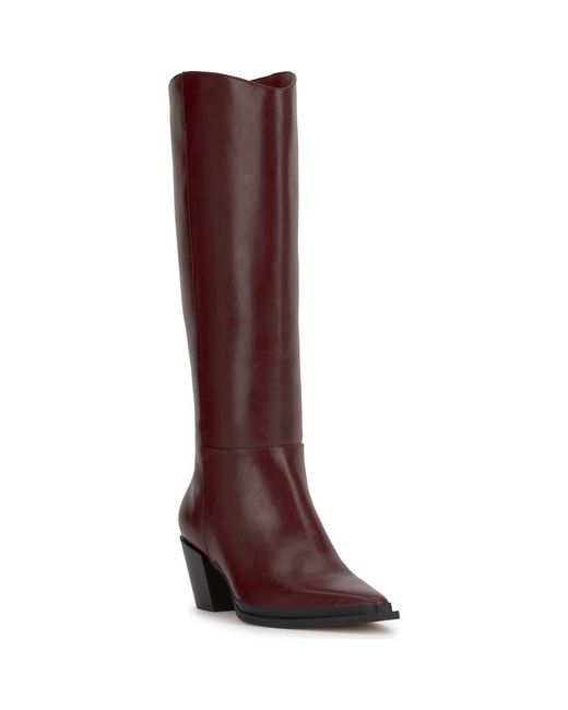 Jessica Simpson Red Hemmia Pointed Toe Knee High Boot