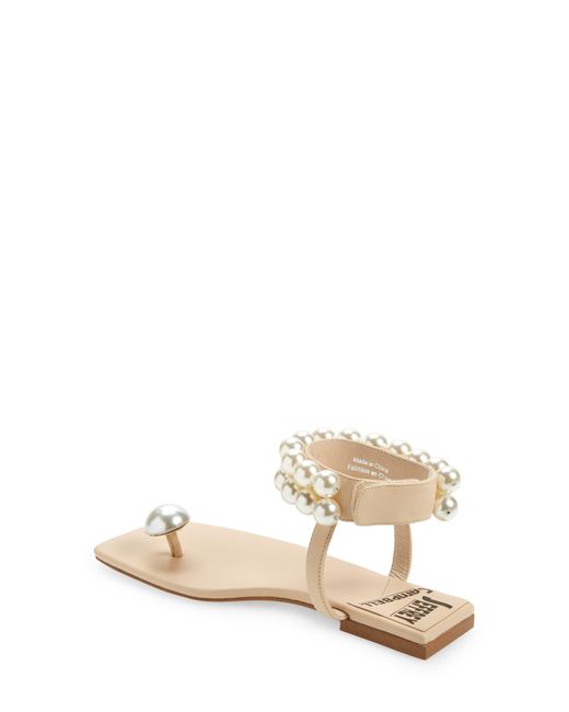Jeffrey Campbell Chateau Embellished Sandal in Natural | Lyst