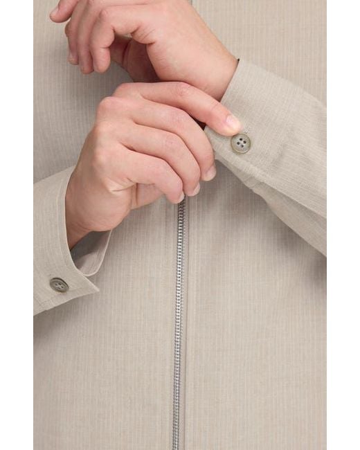 Casual Friday Natural Zip Jacket for men