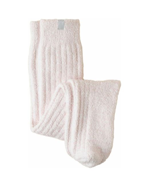 Softies White Marshmallow Slouchy Socks With Grippers
