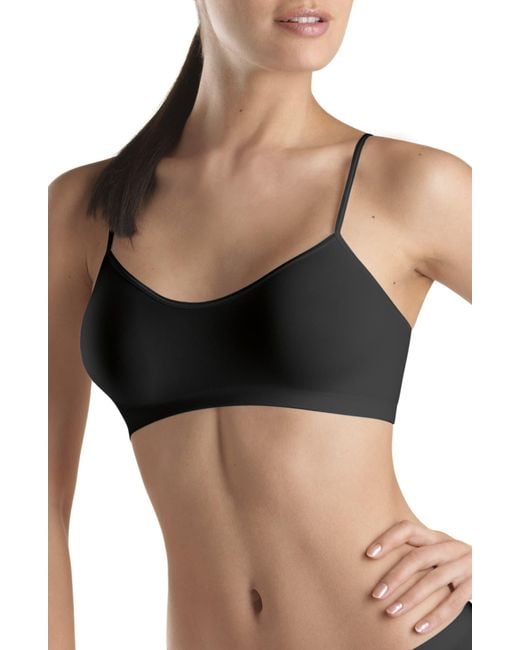 Hanro Black Touch Feeling Spaghetti Crop Top