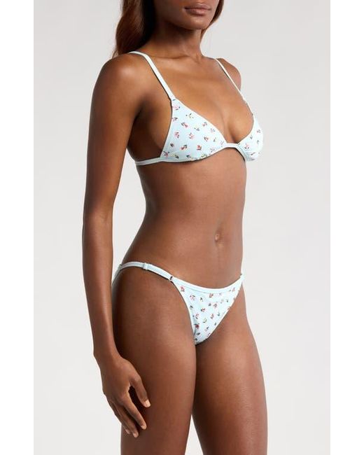 Solid & Striped Black Lulu Bikini Top