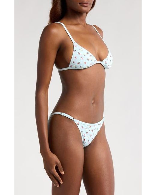 Solid & Striped Black Lulu Bikini Top