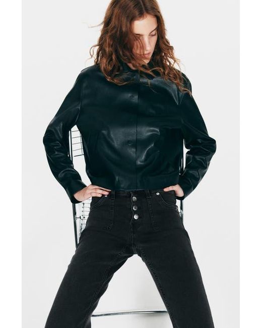 H&M Black Flared Regular Jeans