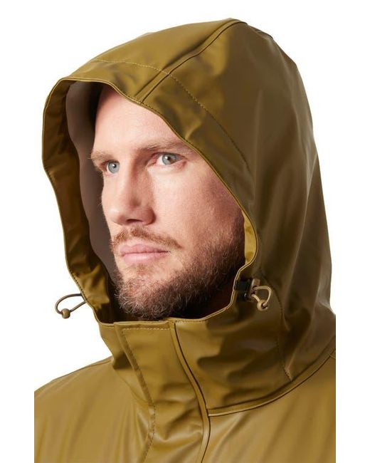 Helly Hansen Brown Moss Waterproof Rain Jacket for men