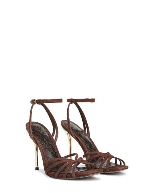 Sam Edelman Brown Lili Ankle Strap Sandal