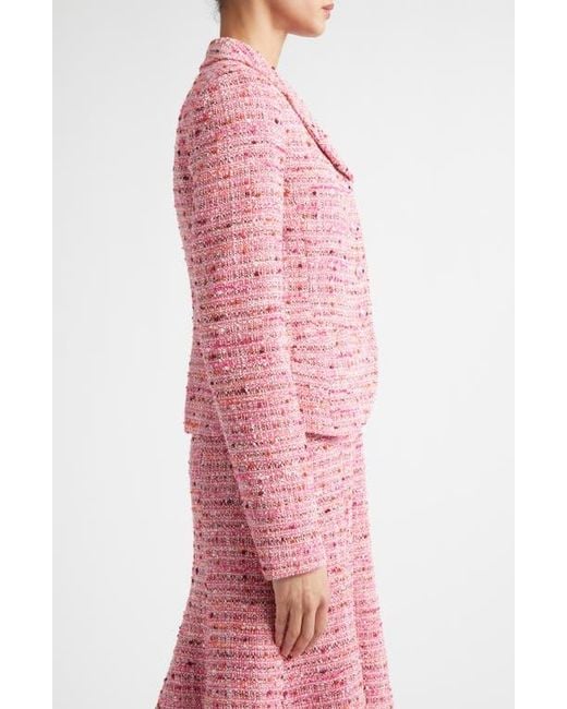 St. John Pink Provence Tweed Jacket