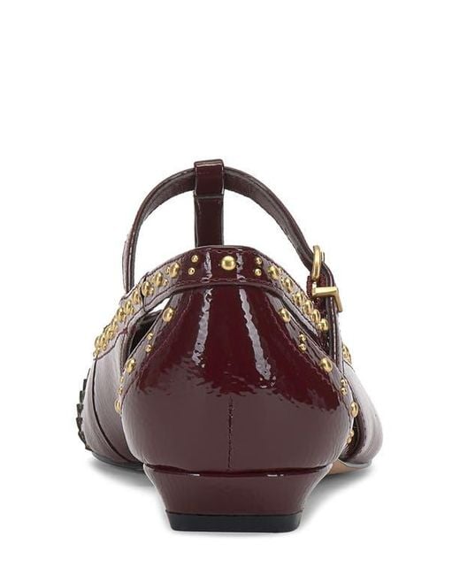 Vince Camuto Brown Valkie Pointed Toe Flat