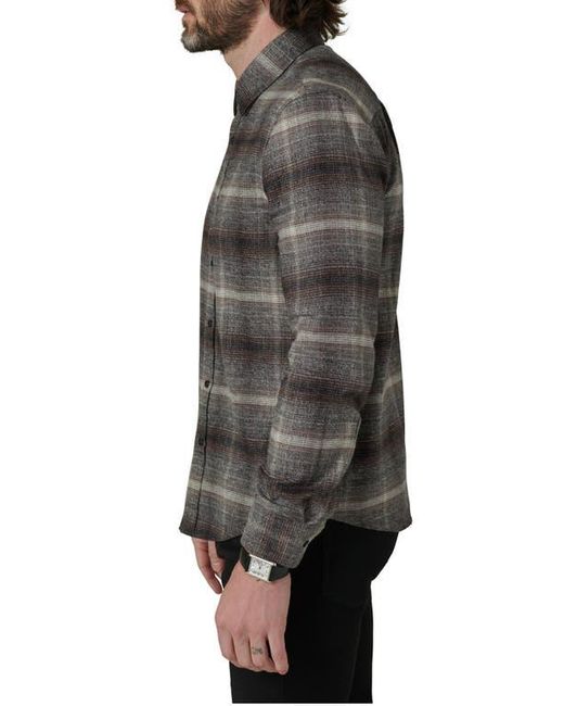 Joe's Jeans Black Oliver Plaid Flannel Button-Up Shirt for men