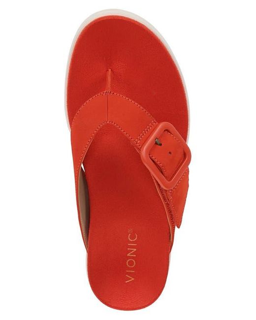 Vionic Red Uptown Marin Sandal