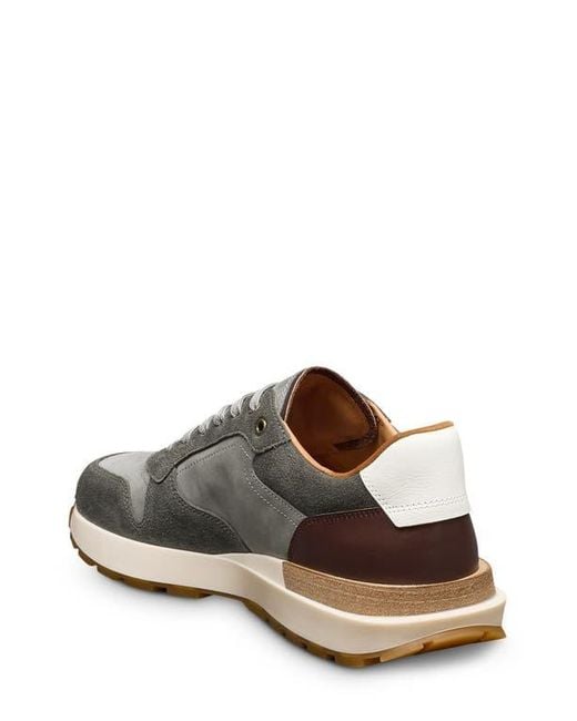 Allen Edmonds Gray Lionel Lace-Up Sneaker for men