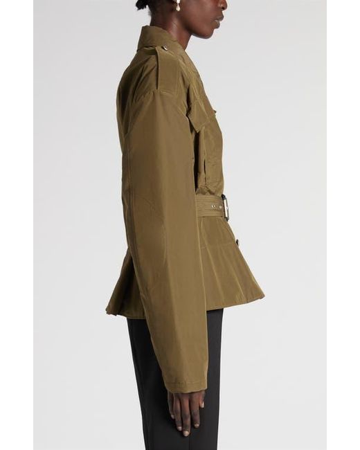 McQueen Green Belted Utility Jacket