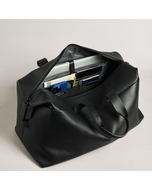 Troubadour Black Generation Leather Duffle