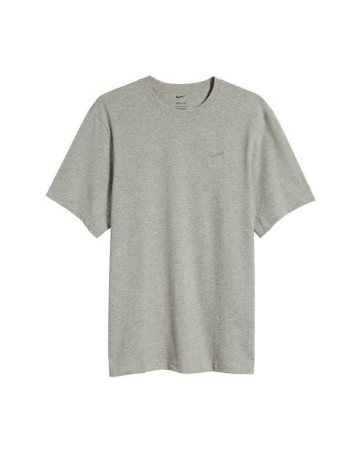 Nike Gray Primary Training Dri-Fit Short Sleeve T-Shirt for men