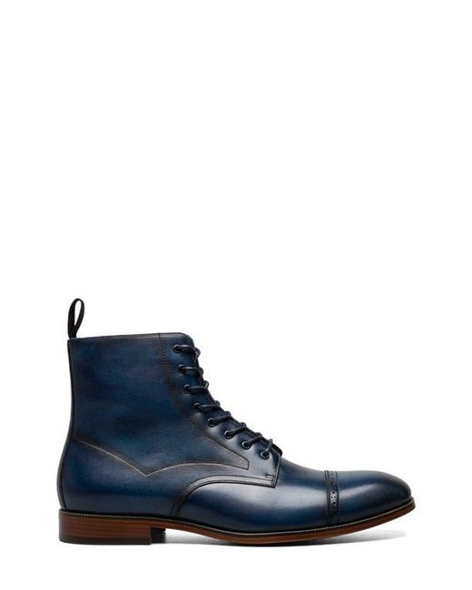 Stacy Adams Blue Henry Cap Toe Boot for men