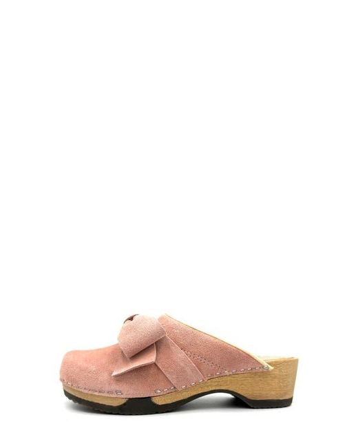 KUNSTEN Pink Embla Bow Clog