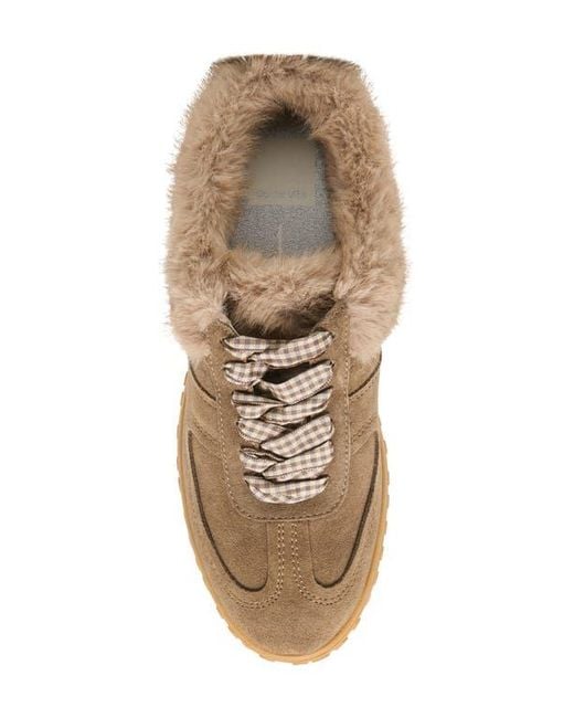 Dolce Vita Multicolor Izzey Faux Fur Sneaker