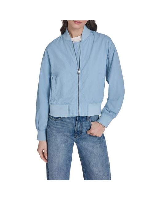 Levi's Blue Relaxed Bomber Jacket