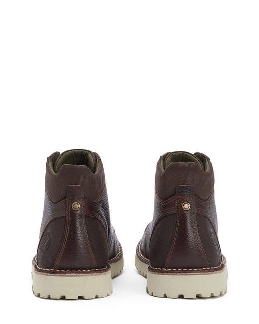 Barbour Brown Fred Moc Toe Boot for men