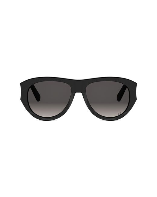 Dior Black Glow A1I Gradient Pilot Sunglasses