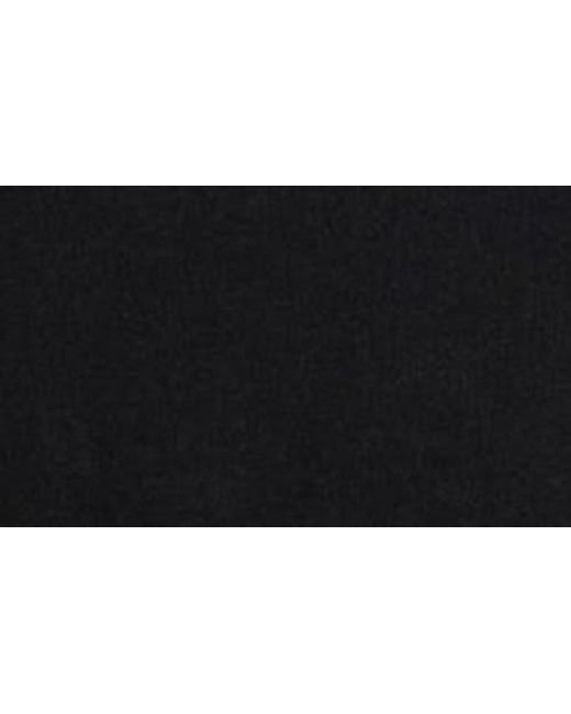 Wayf Black Clio Tie Shoulder Linen Blend Midi Dress