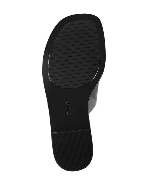 DKNY Black Cataline Slide Sandal