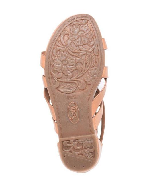 Söfft Brown Vivi Platform Wedge Sandal