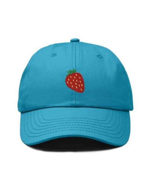 Alix Blue Strawberry Hat