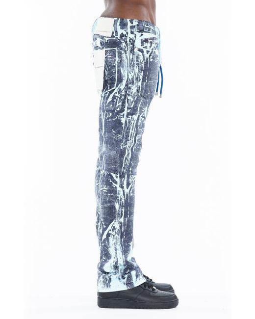 Cult Of Individuality Blue Lenny 603 Bootcut Jeans for men