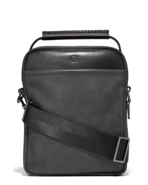 Cole Haan New American Classics Field Leather Crossbody Bag in Black Lyst