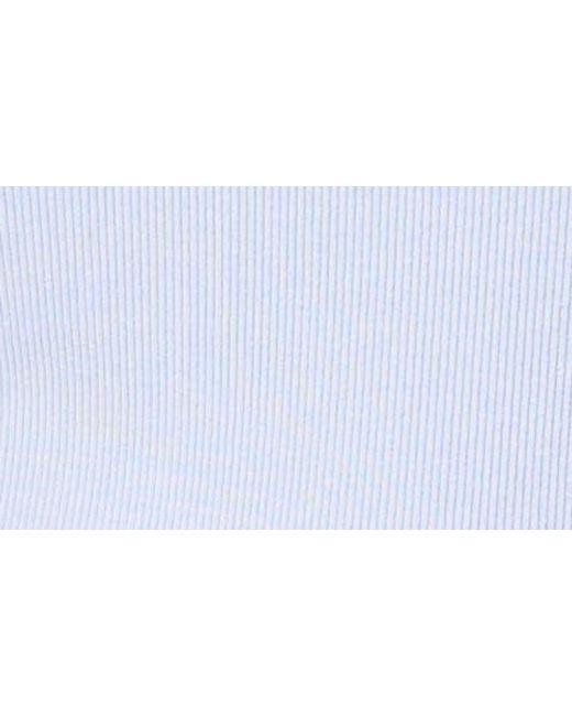 Halogen® Blue Extended Shoulder Sleeveless Top