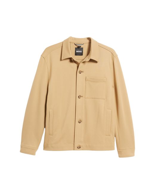 Boss Natural Carper Button-up Shirt Jacket for men