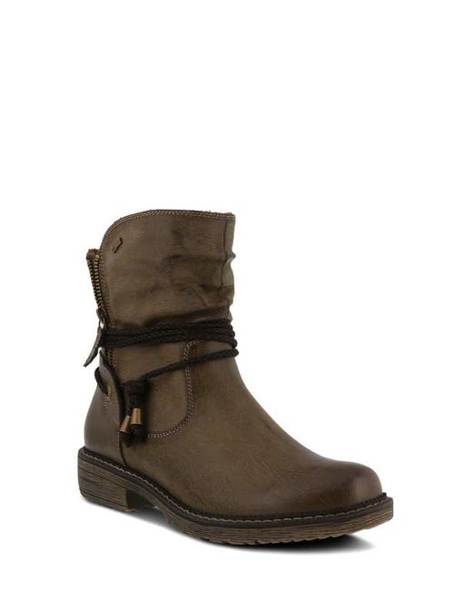 Spring Step Brown Kathie Bootie