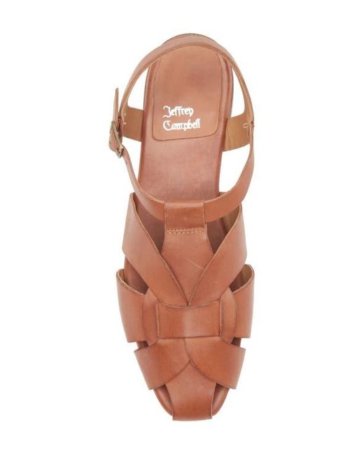 Jeffrey Campbell Brown Reverie Fisherman Sandal