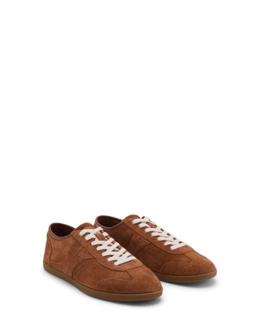 Mango Brown Suede Sneaker