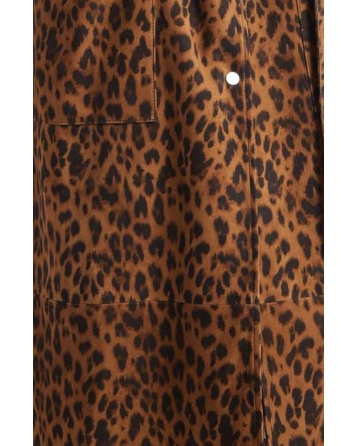 3.1 Phillip Lim Brown Print Trench Coat