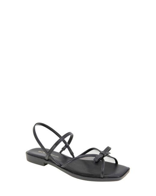 BCBGeneration White Lacey Slingback Sandal