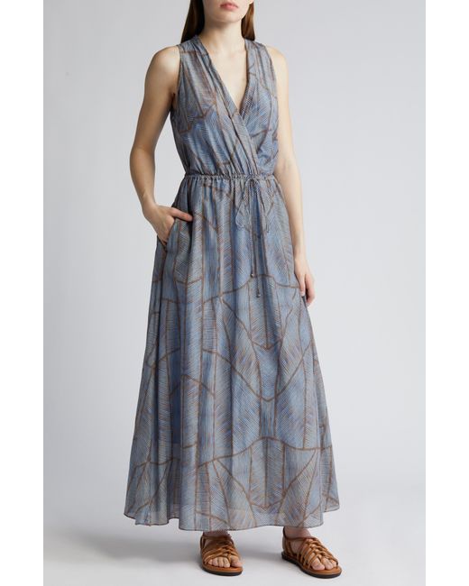 Xirena Multicolor Xírena Darby Abstract Print Cotton & Silk Maxi Dress