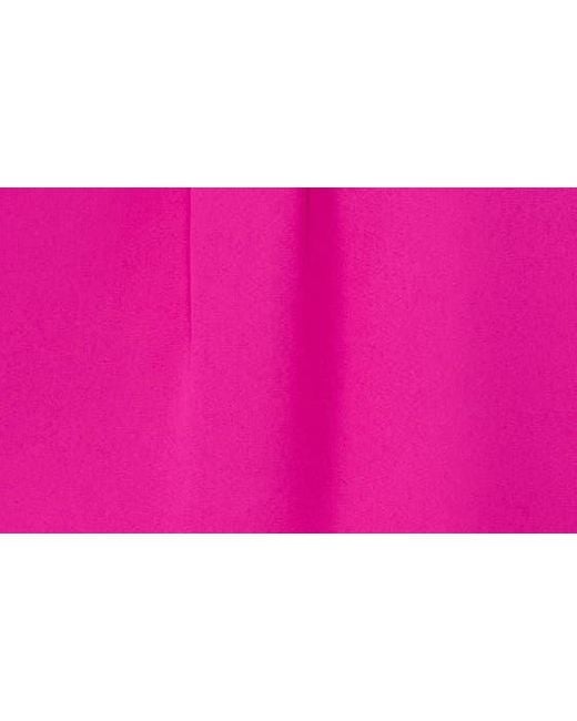 Chaus Pink Print Flutter Sleeve Blouse