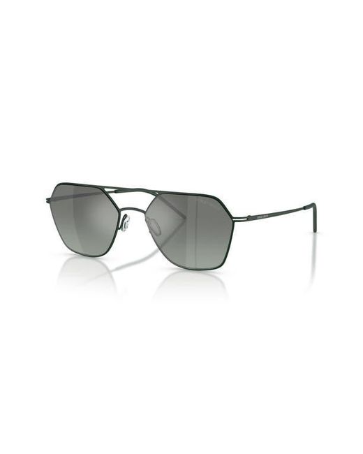 Armani Multicolor 54Mm Square Sunglasses for men