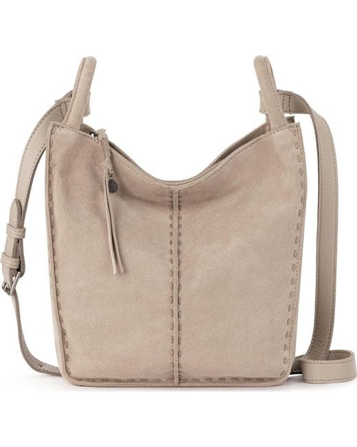 The Sak Gray Los Feliz Crossbody Leather Bag