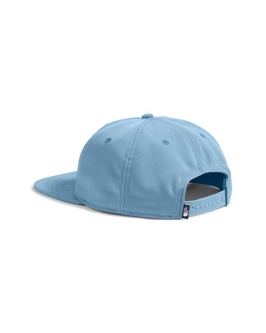 The North Face Blue 5-panel Recycled 66 Snapback Baseball Cap for men