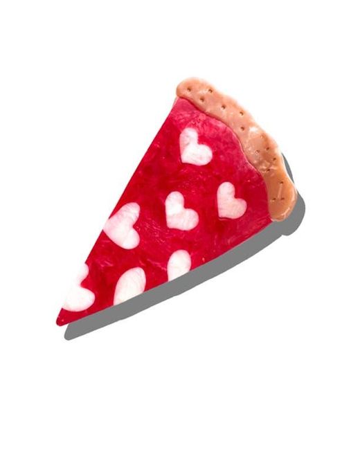 Solar Eclipse Red Pizza Slice Claw Clip
