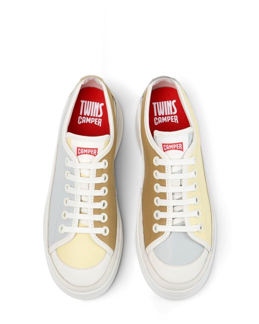 Camper Multicolor Runner Up Twins Platform Sneaker