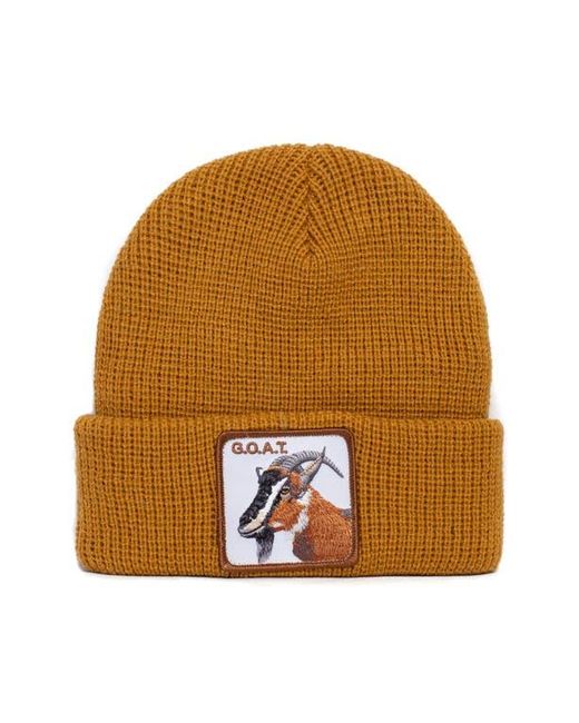 Goorin Bros Natural The Greatest Goat Patch Beanie for men