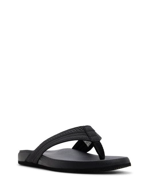 ALDO Black Spinnaker Flip Flop for men