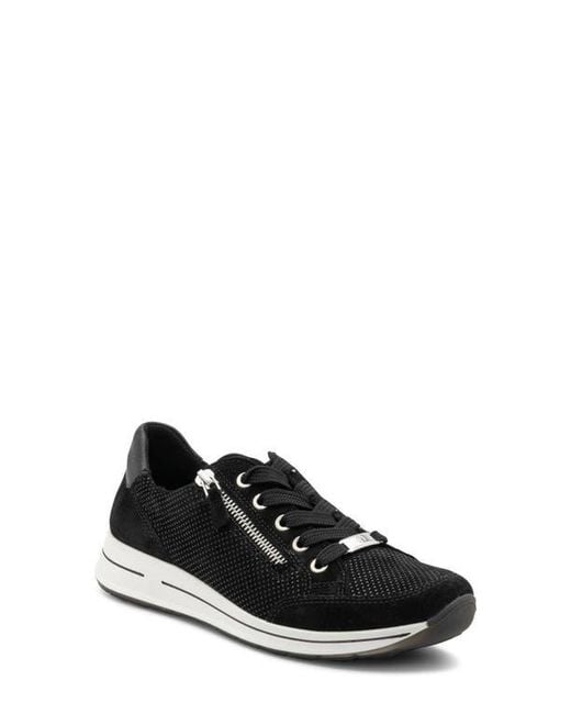 Ara Black Oleanna Zip Sneaker