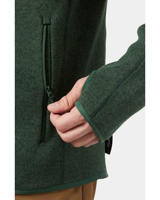 Helly Hansen Green Varde 2.0 Fleece Jacket for men